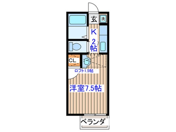 サニ－ライフ八木山本町の物件間取画像